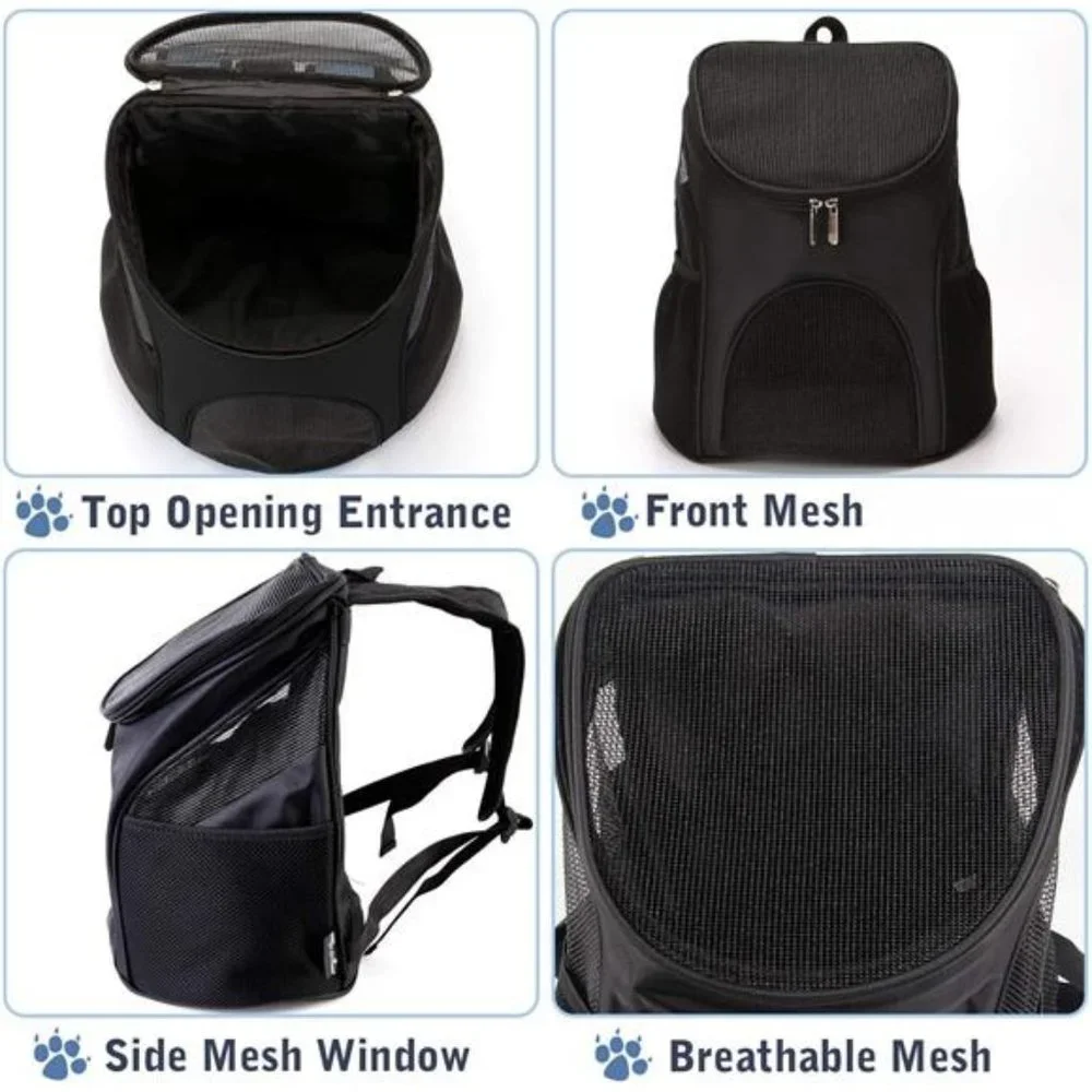 Dog Carrier Backpack Breathable for Small Pets/Cats/Puppies, Pet Carrier Bag